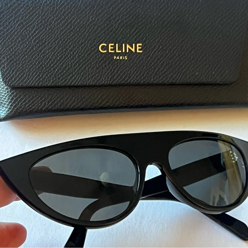 CELINE CL40228I SUNGLASSES BLACK NEW WITH CELINE CASE